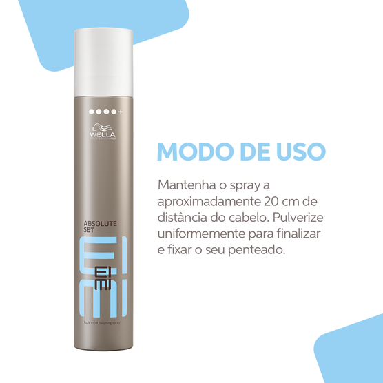 Spray de Fixação Extra Forte Wella EIMI Absolute Set Spay Final